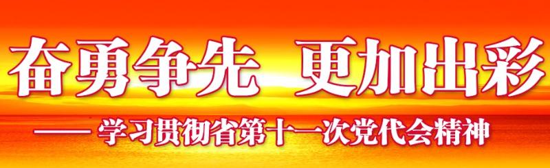 奮勇爭先，更加出彩——學(xué)習(xí)貫徹省第十一次黨代會精神